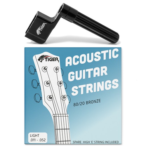 Tiger acoustic guitar strings - acoustic,