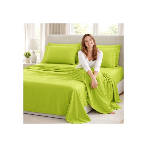 Lime green bed sheets - green,