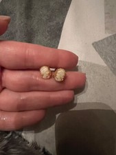 Gold 9ct 375 Cameo Stud