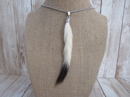 Ermine tail pendant weasel - ermine,
