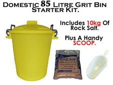 85L YELLOW GRIT BIN - COMES