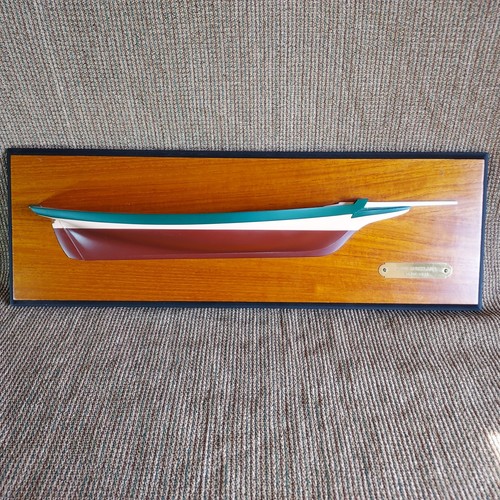 Half hull boat - half,