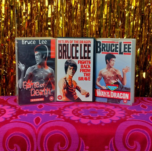 Rare bruce lee vhs - rare, x3