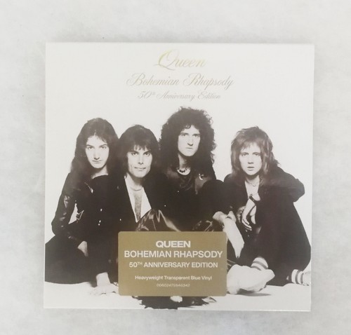 Single blue vinyl queen - 7",