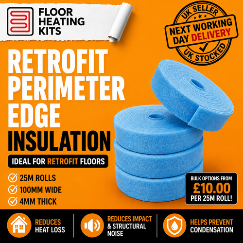 Underfloor heating retro edge - heating,