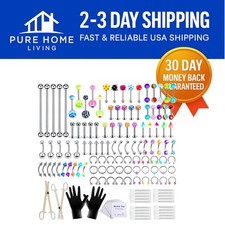 Luxury 140PCS Piercing Kit