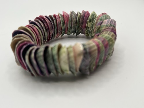 Dyed shell bracelet summer - shell,