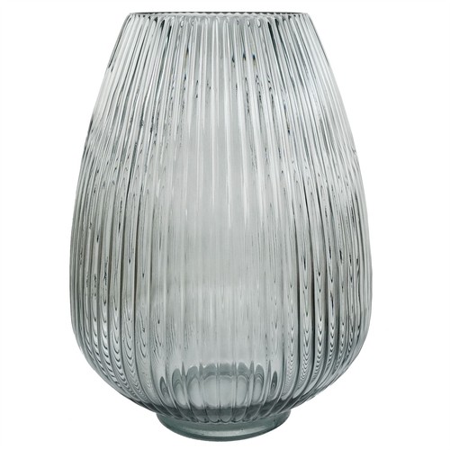 30cm smoke grey ridged - smoke,