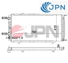 COOLANT RADIATOR 60C9012-JPN