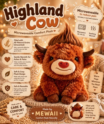 Mewaii weighted highland - weighted, cow