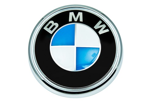 Bmw genuine rear emblem badge - rear,