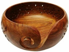Handmade Wooden Yarn Bowl