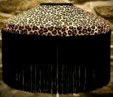 Leopard Print Tiffany Lampshades To Match Curtains Cushions Blinds Duvets Quilts