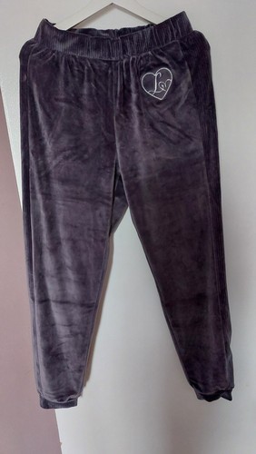 Lipsy grey velour joggers size - lipsy,