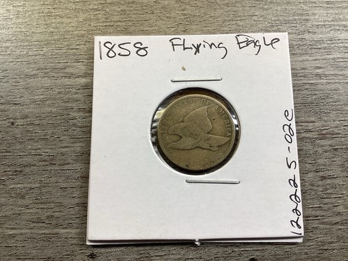 1858 flying eagle penny - eagle, us