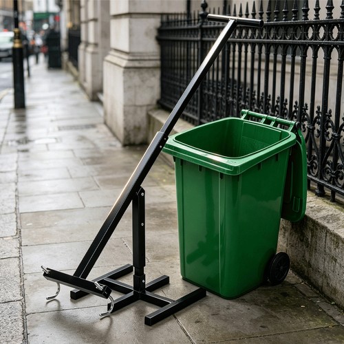 Wheelie bin compactor - wheelie,