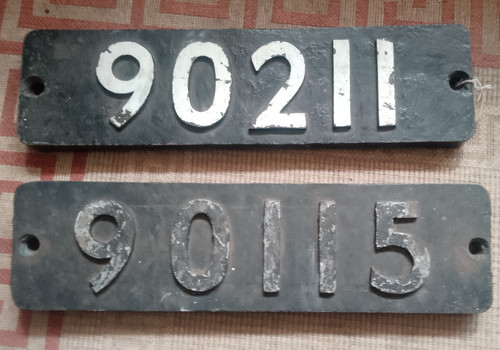 Smoke box number plate - 2,