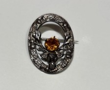 Antique Sterling Silver Stag