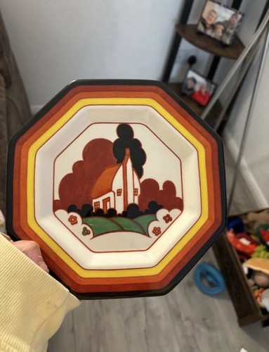 Clarice cliff octagonal - octagonal, plate