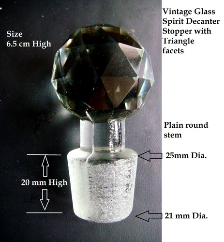 Vintage spirit decanter glass - vintage,