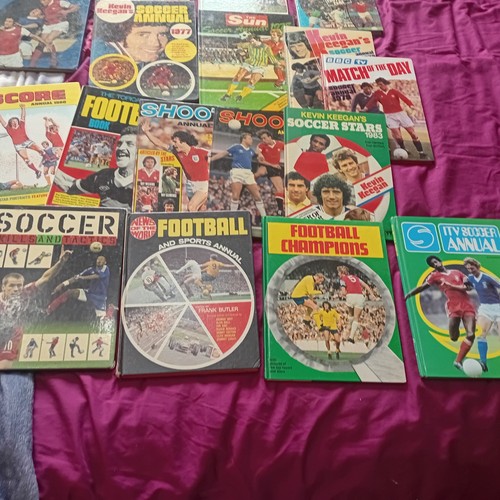Old football annuals - football,