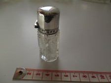 Antique Solid Silver Topped Scent Bottle Levi & Salaman 1898 Exquisite