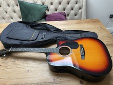 Stagg Handmade Semi-Acoustic Guitar SW302CE-SB Great Condition