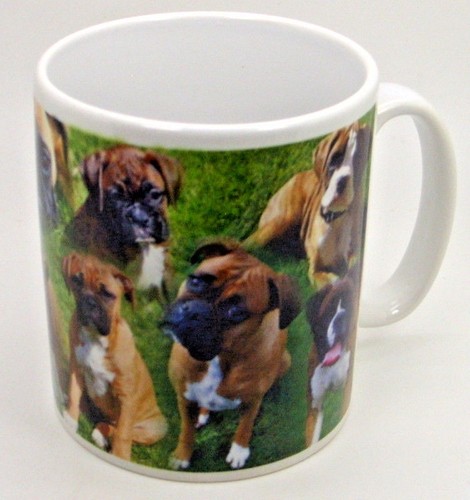 Boxer collage mug - boxer,