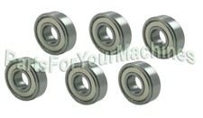 6 SPINDLE BEARINGS, ZZ,108202