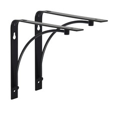 Jupiter Black Wall Shelf