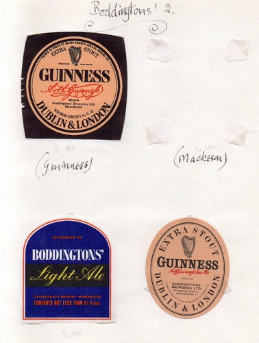 Beer labels boddington - labels,