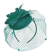 Round Pillbox Birdcage Veil