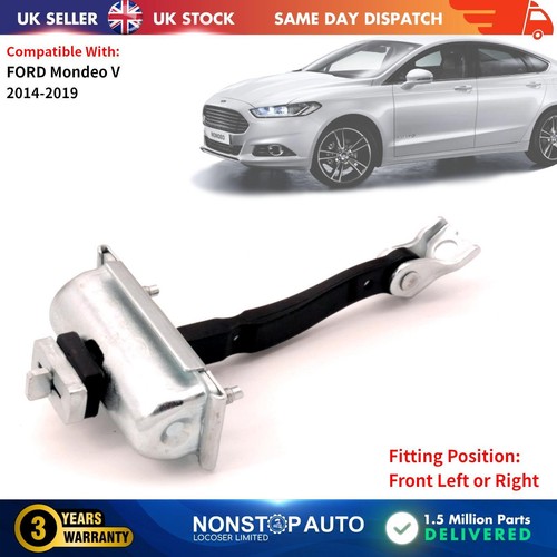 Door check strap stopper - check, front