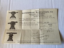 Vtg 1948 Bostrom Brady