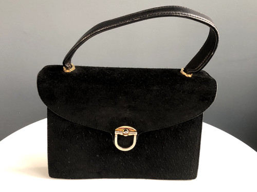 Original vintage black suede - vintage,