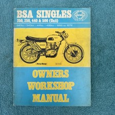 BSA Singles (1958-7192)  Haynes Manual 250 350 440 500