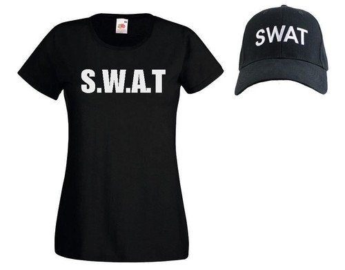Ladies black swat - ladies, police