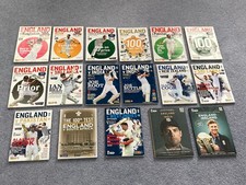 17 England Test Match Programmes plus 4 tickets and 2 scorecards