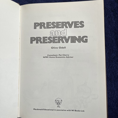 Preserves and preserving - preserving, by