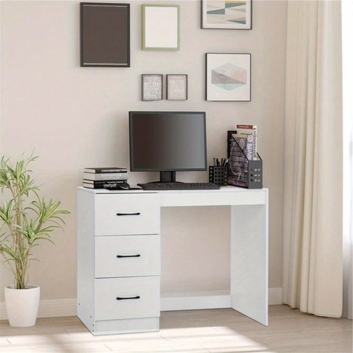 White drawer dressing table - white,