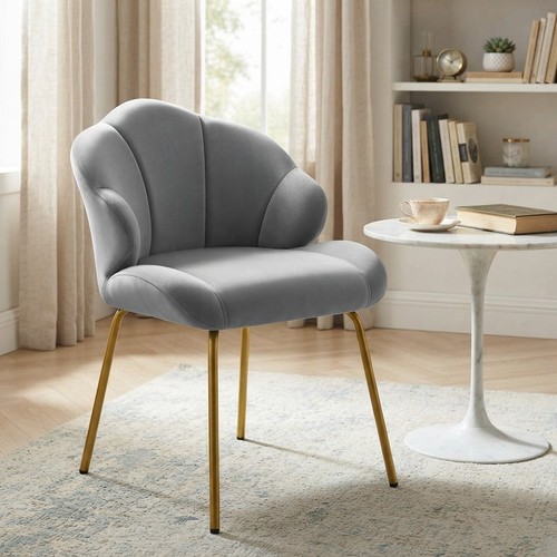 Lightweight velvet tub chair - lightweight,
