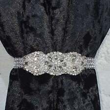 Crystal Tie Backs, Slim