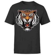 Tiger Head Cool   Tee Top