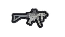 Rubber PVC Gun Morale Patch 'MP5K PDW' SFO CP HK H&K Hook Backed