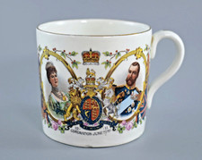 ANTIQUE KING GEORGE V CORONATION 1911 MUG CUP
