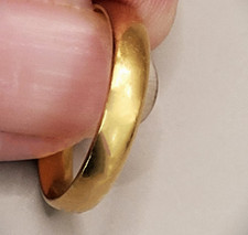 Antique 22ct gold wedding - gold,