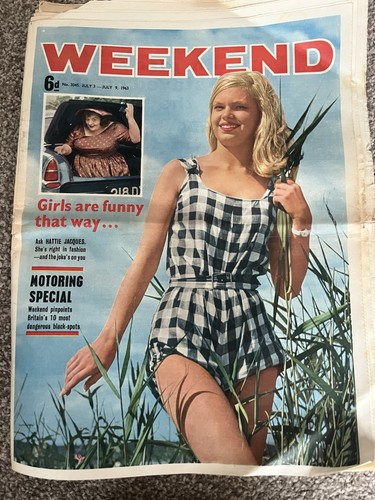 Weekend vintage magazine - weekend,