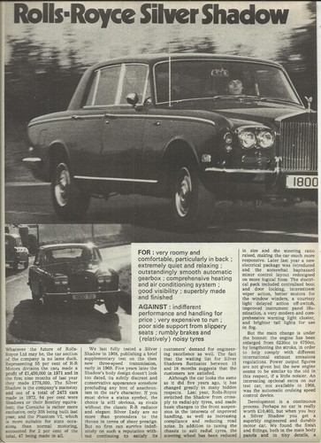 Rolls royce silver shadow - royce,