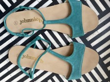 Mini Boden Sandals- Teal Suede