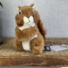 Living Nature Squirrel Small Stuffed Animal Children's Soft Plush Toy 5”